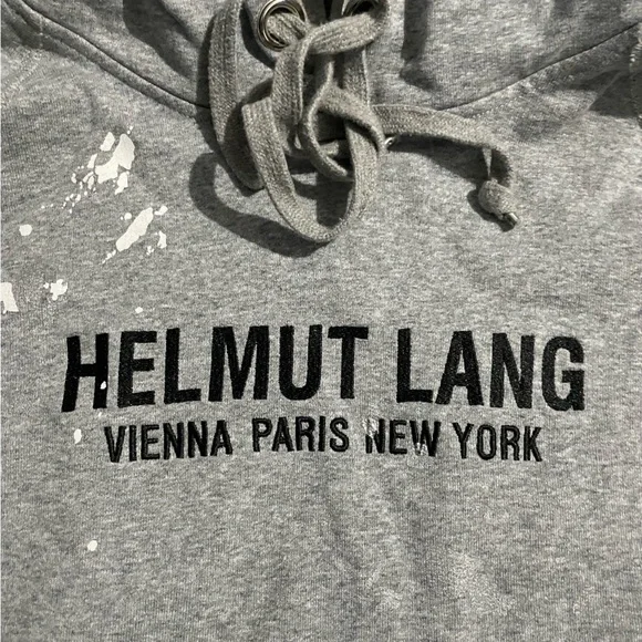 Helmut Lang Heather Gray Sweatshirt - Picture 1 of 5